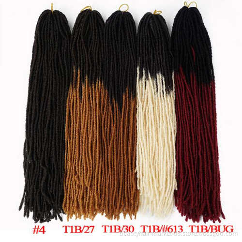 Soft Dreadlocks Crochet Sister Faux Locs Afro Sister Locks Crochet Braids Hair Synthetic Braiding Hair Extensions